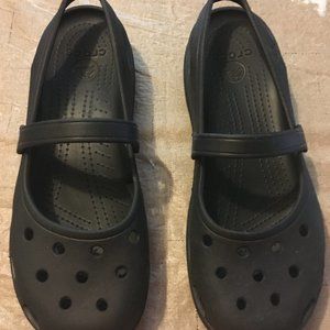 Crocs black Mary Jane sandals